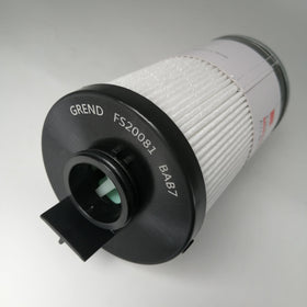 GREND close-up of filter media texture highlighting fine particle capture