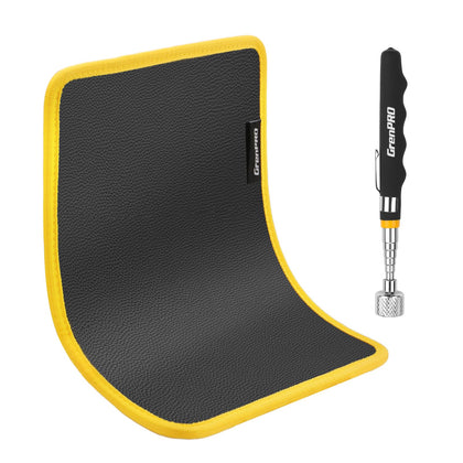 GRENPRO front view of magnetic tool mat showing organized tools and stable hold