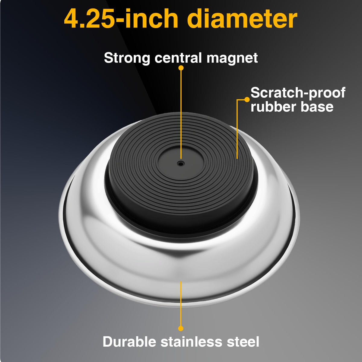 GRENPRO rubber backing detail protecting surfaces and preventing scratches