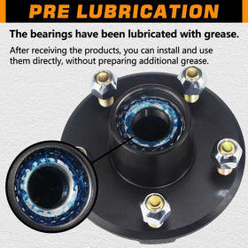 GREPSPUD 1.25" grease seal detail demonstrating pre-lubrication to reduce assembly work