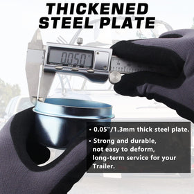 GREPSPUD removable rubber plug detail highlighting grease-access convenience and seal reliability
