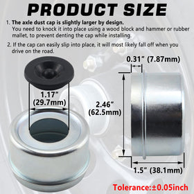 GREPSPUD rubber plug detail showing removable grease access and convenience
