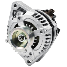 Grezuton alternator front view showing clean housing and mounting benefits