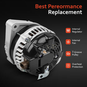 Grezuton alternator copper winding and stator detail for improved conductivity