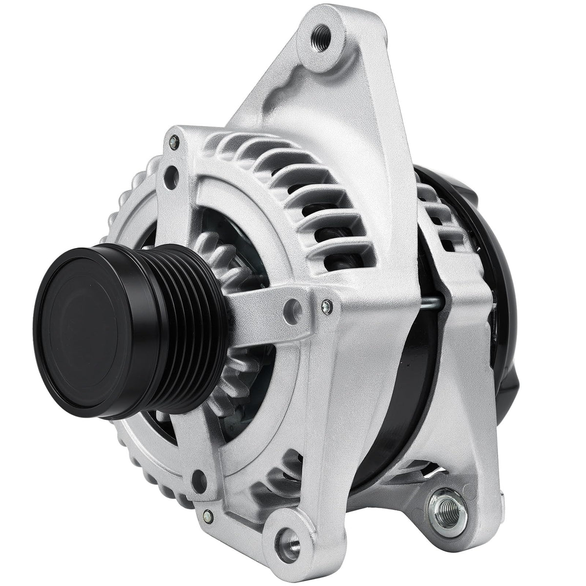 Grezuton front view alternator showing mounting points and connectors, reliable fit