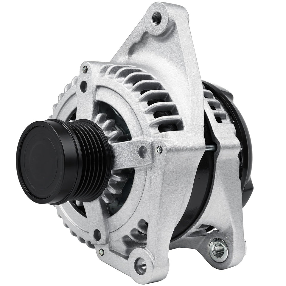Grezuton front view alternator showing mounting points and connectors, reliable fit