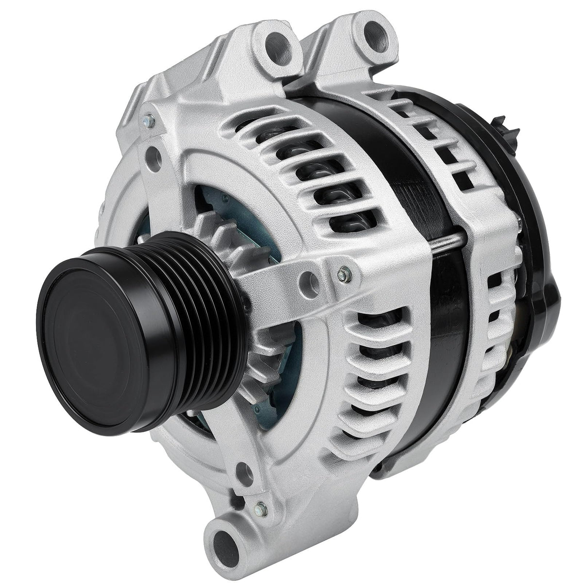 Grezuton front view alternator showing mounting and overall build for easy identification