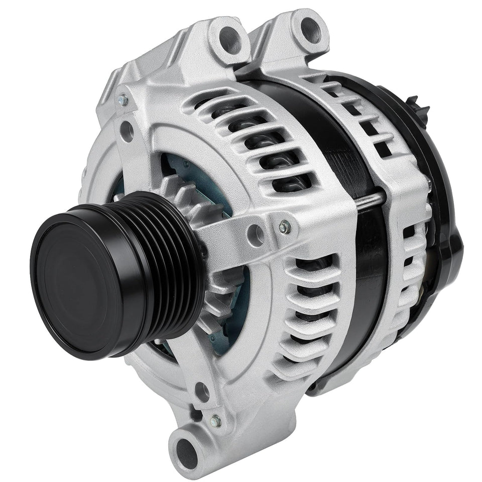 Grezuton front view alternator showing mounting and overall build for easy identification