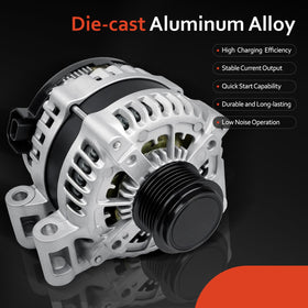 Grezuton alternator installed in engine bay restoring charging capability