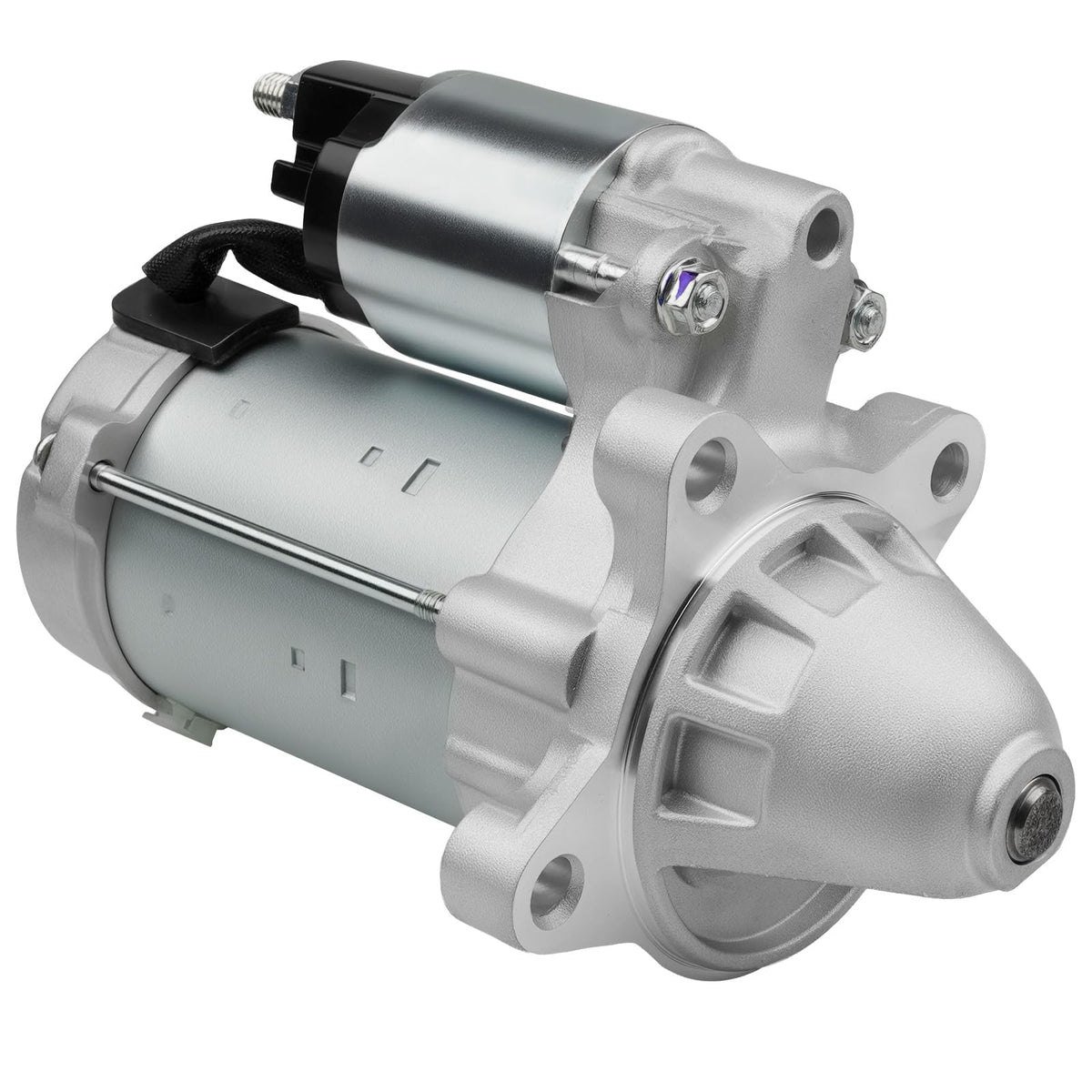 Grezuton starter front view showing clean housing and terminals for easy install