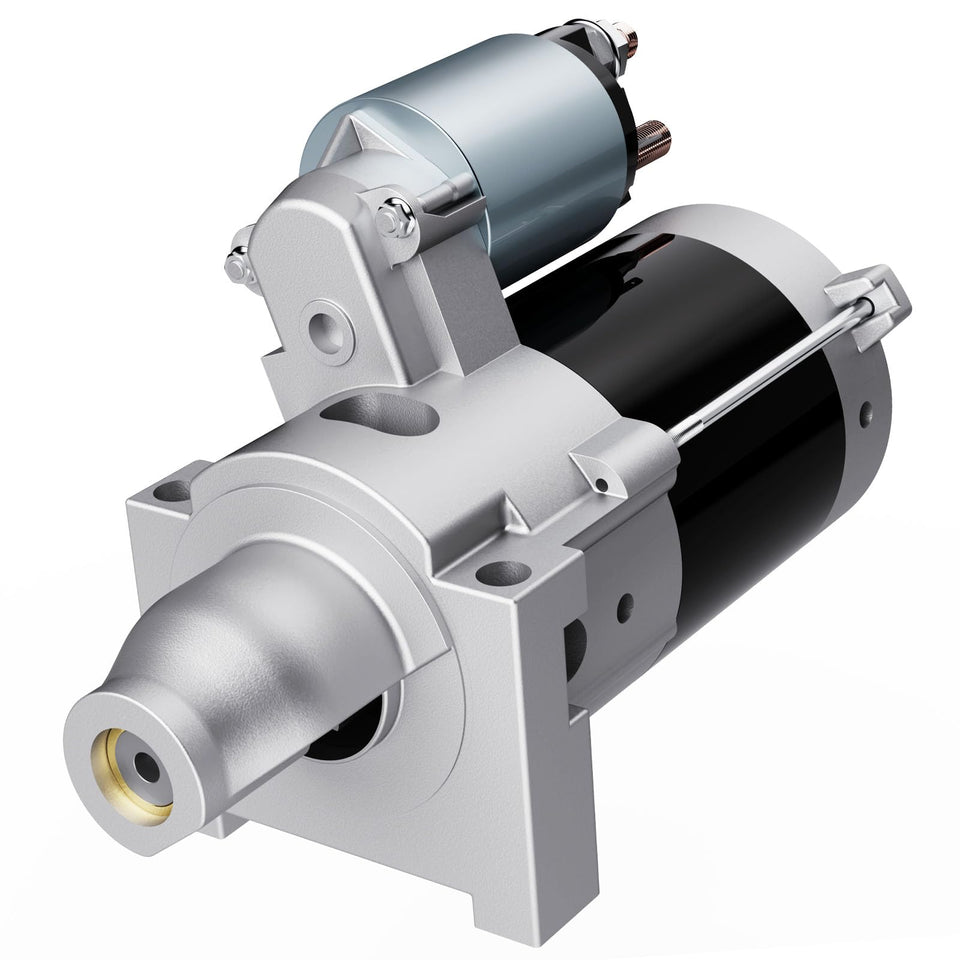Grezuton starter front view showing compact design and reliable fit