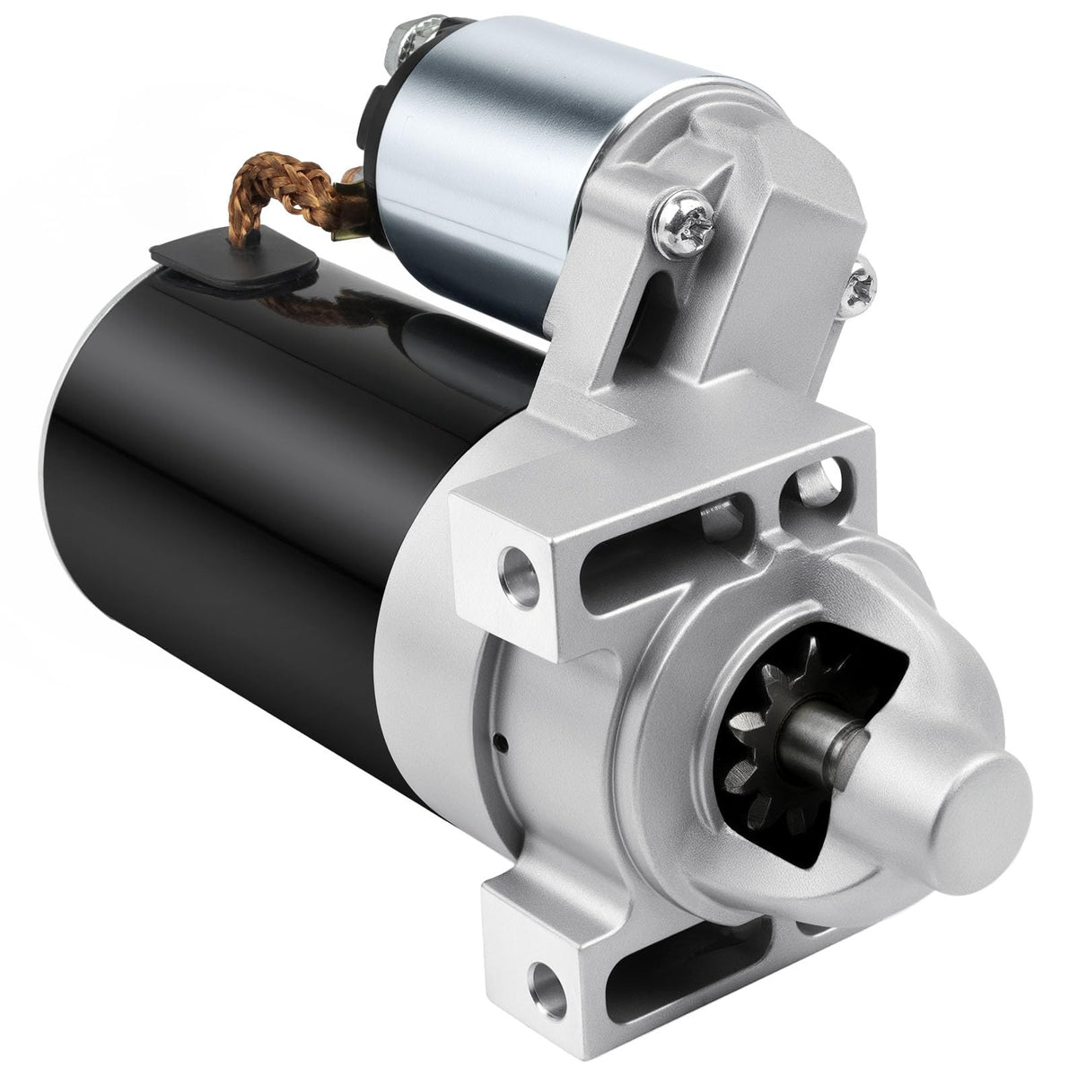 Grezuton starter front view showing compact housing and OEM-style fit for reliable replacement