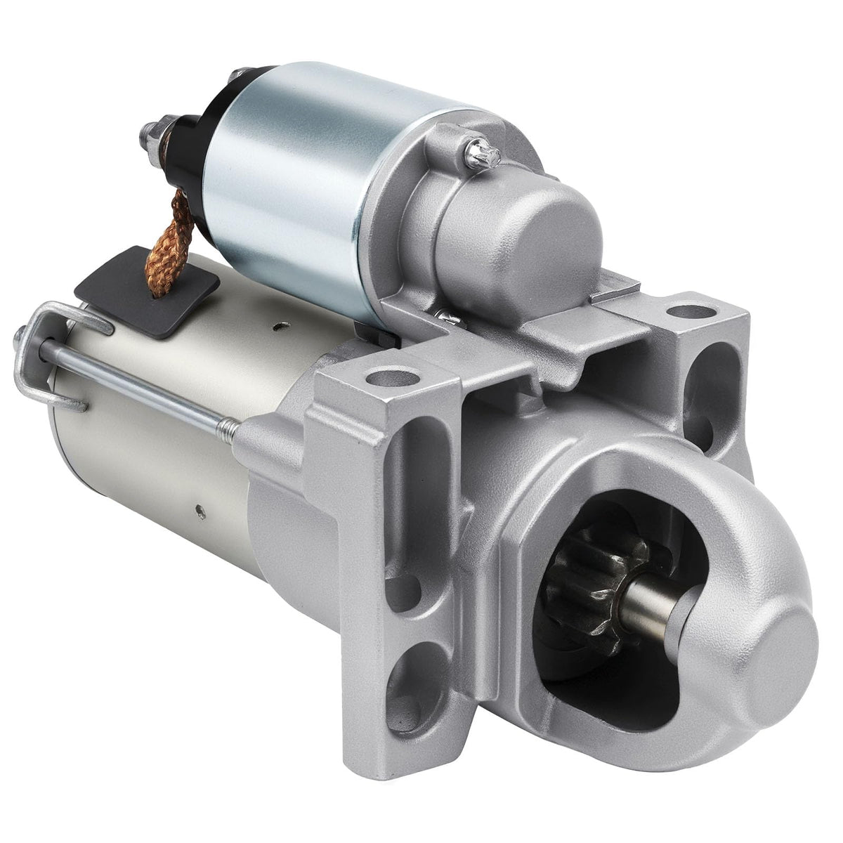 Grezuton starter front view showing clean housing and bolt pattern for easy fit