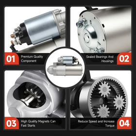 Grezuton starter installed in engine bay restoring reliable engine cranking