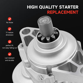 Grezuton starter installed under hood demonstrating correct fitment