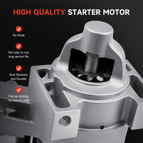 Grezuton starter wiring terminal view highlights 12V connections for secure electrical hookup