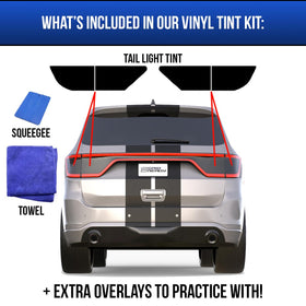 GRIDREADY left taillight applied providing sleek smoked look and vehicle upgrade