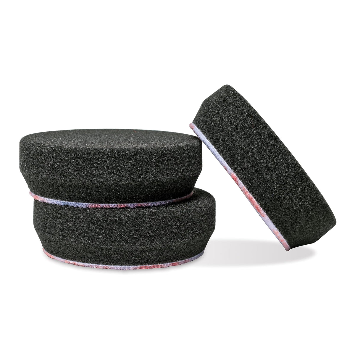 Griot's Garage black pad front view showing smooth finish and even coverage benefit