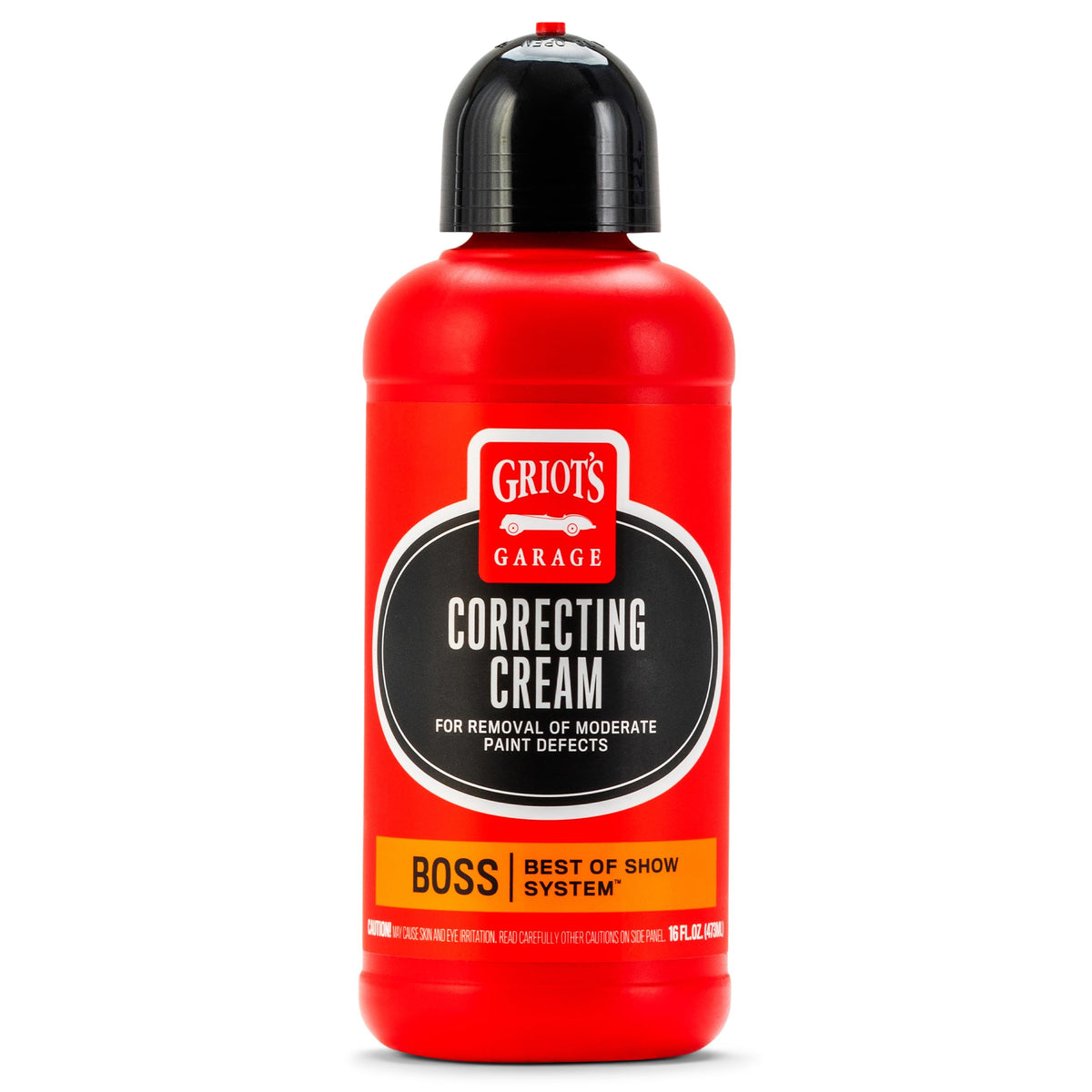 Griot's Garage bottle front label showing 16oz and product benefits