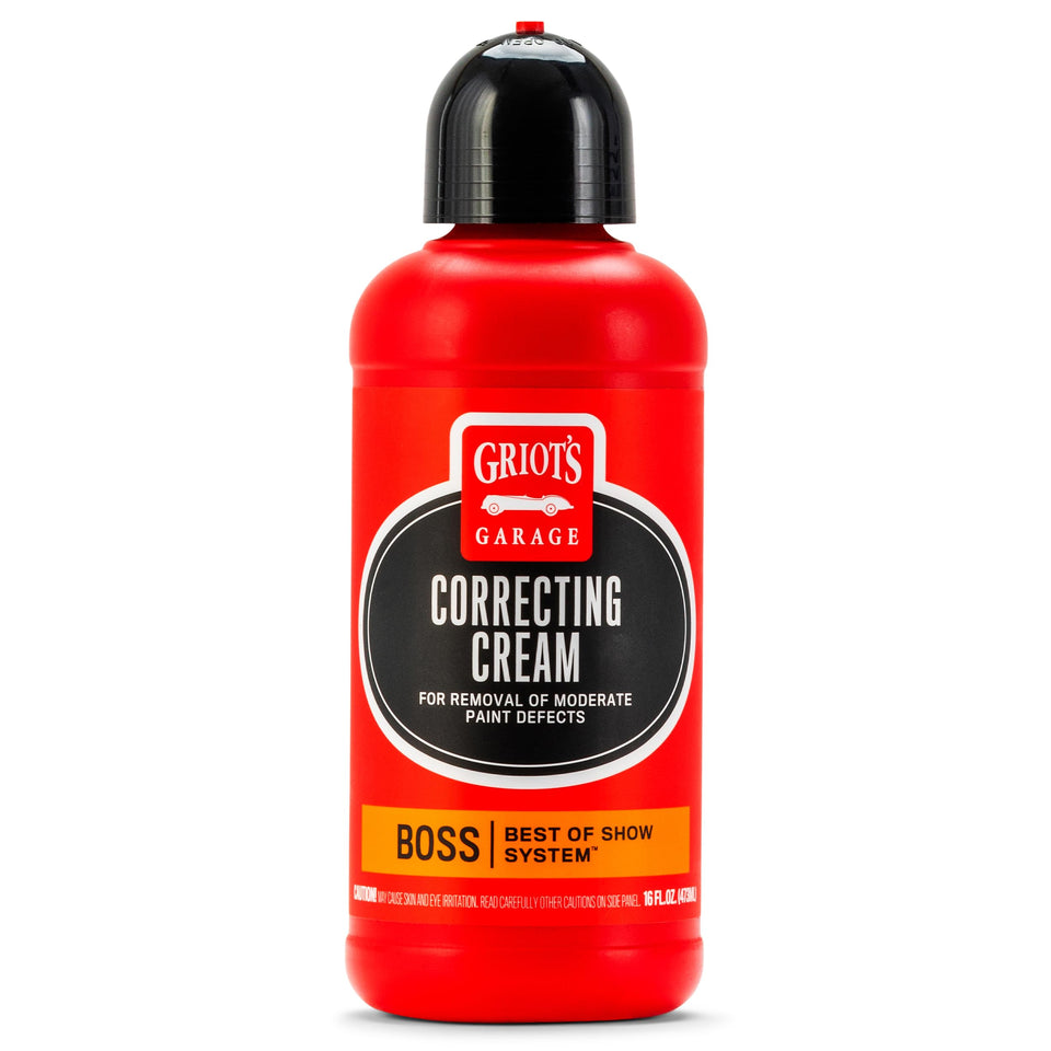 Griot's Garage bottle front label showing 16oz and product benefits