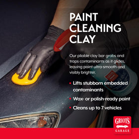 Griot's Garage clay bar texture close-up demonstrating pliable cleaning action
