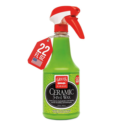 Griot's Garage bottle front label showing product and quick benefit