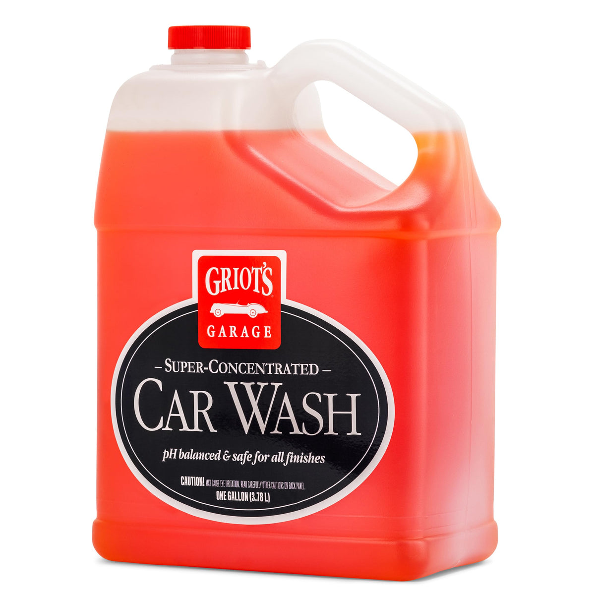Griot's Garage front label on gallon bottle showing product identity and concentration benefit