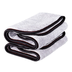 Griot's Garage front packaging showing two 16x16 towels and benefits
