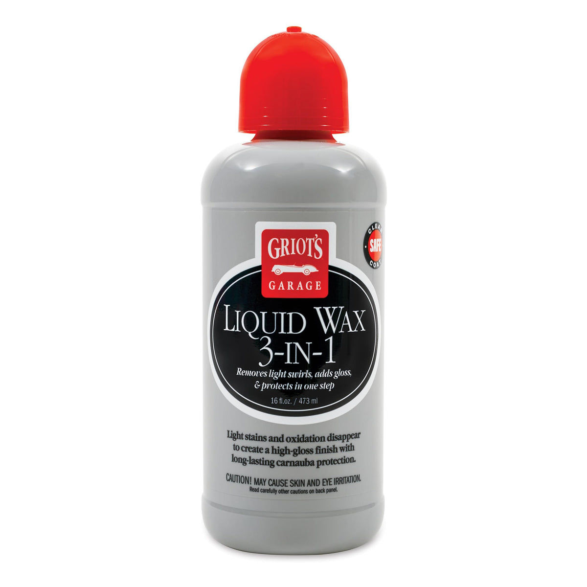Griot's Garage bottle front label showing product and size for easy identification and benefits