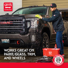 Griot's Garage rinsed paint surface with clear sheen, illustrating preserved finish and shine