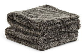 Griot's Garage towel front view showing compact size and plush pile for fast drying