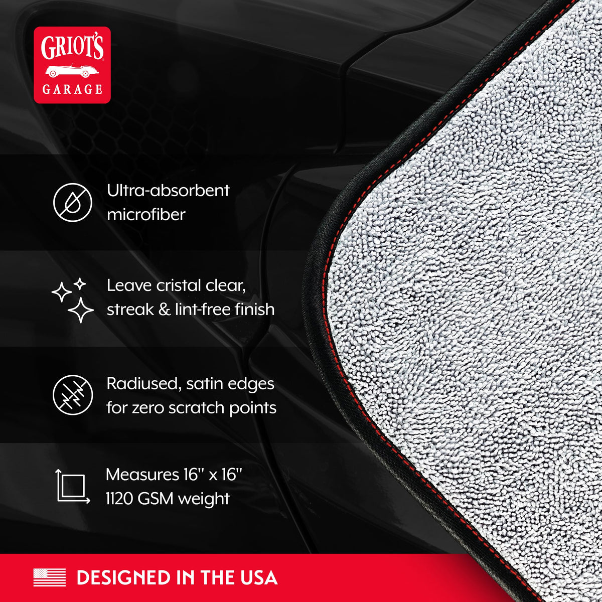 Griot's Garage satin-finished edges preventing scratches on paint