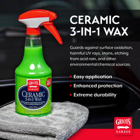 Griot's Garage misting spray in use delivering even coverage and easy application