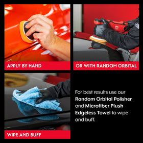 Griot's Garage used with orbital polisher for faster coverage