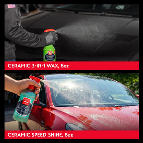 Griot's Garage vinyl and rubber protectant applied to trim restoring color