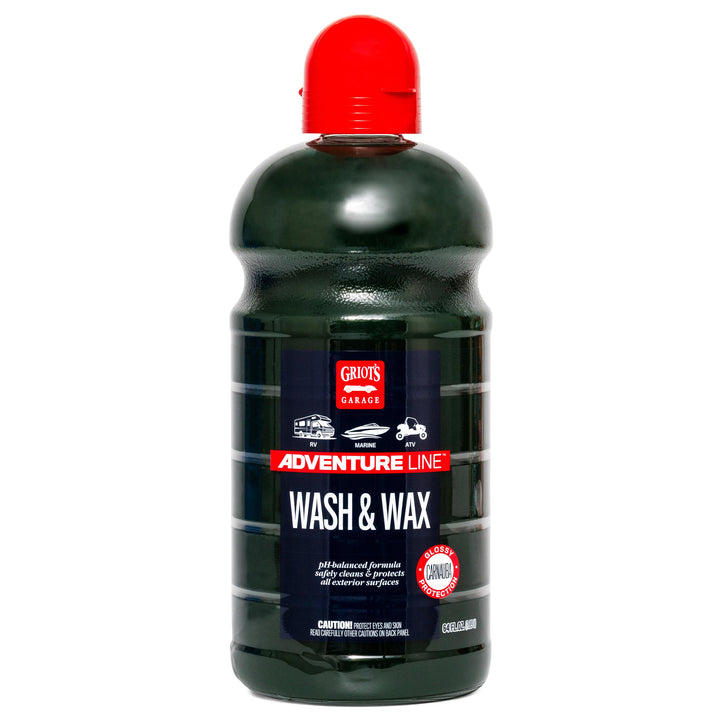 Griot's Garage front label shows product name and usage benefits