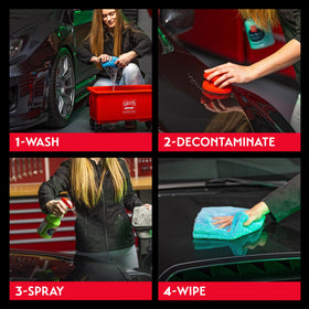 Griot's Garage applied to wheel and chrome to restore shine and repel water