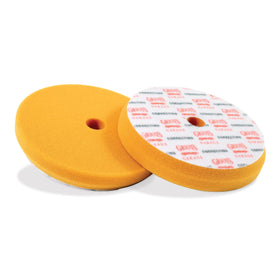 Griot's Garage orange pad front view showing bevel and flat face for even polishing