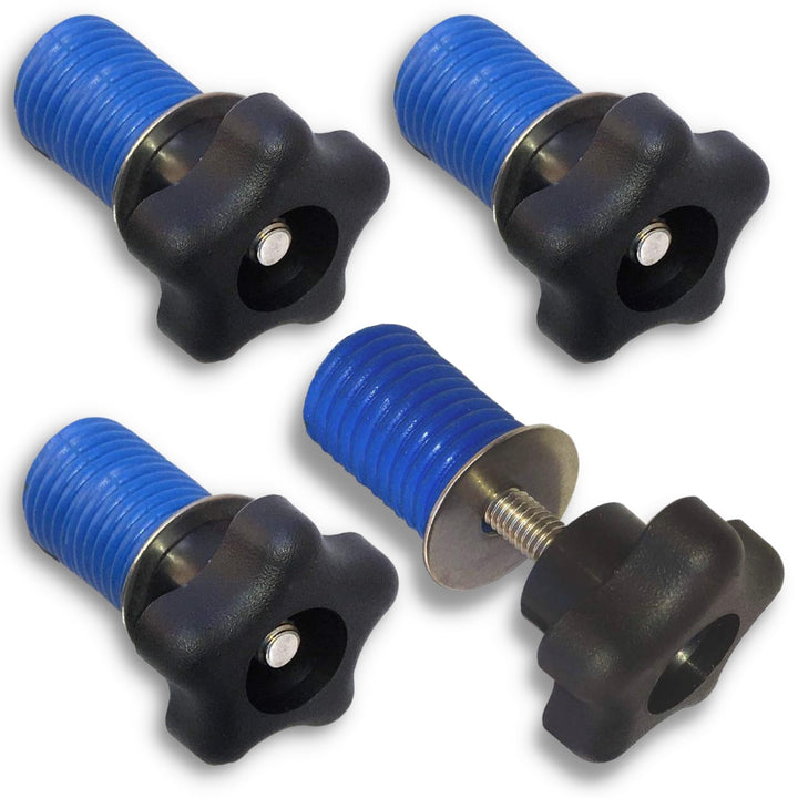 Grip PRO front view of 4-pack anchors showing compact profile and quick install benefit