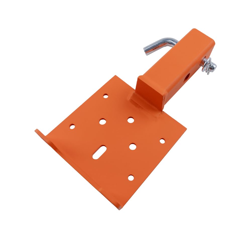 GRIPWAY RUGCEL front view mounted on hitch showing secure fit and stability