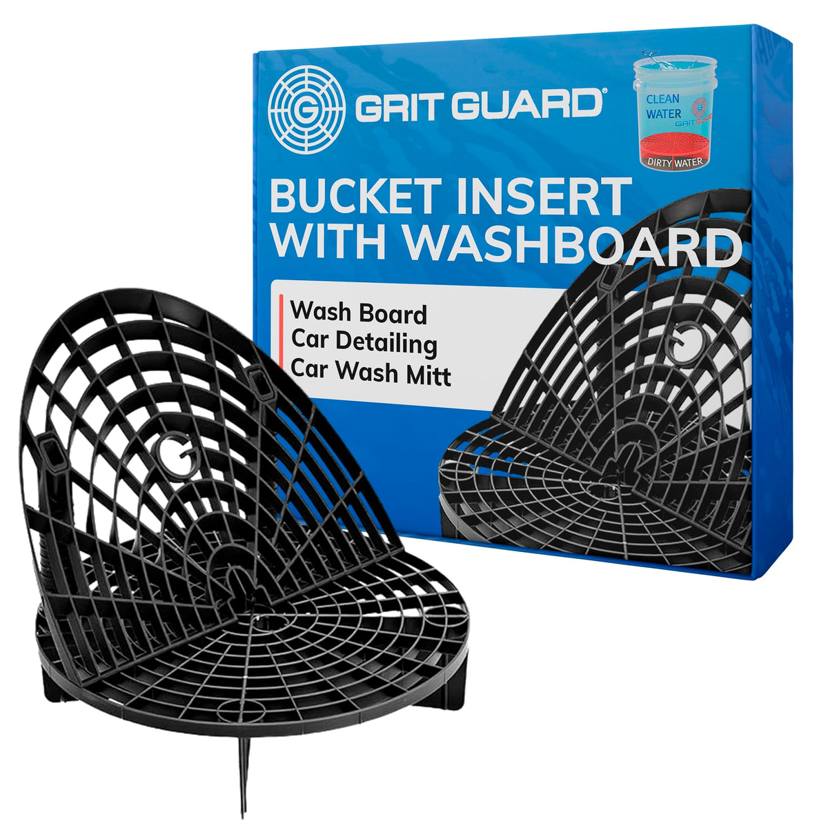 Grit Guard front view showing product fit and protection