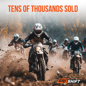 GritShift lifestyle image of rider offroad showcasing reliable performance