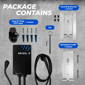 Grizzl-E Classic connector close-up ensuring secure vehicle connection