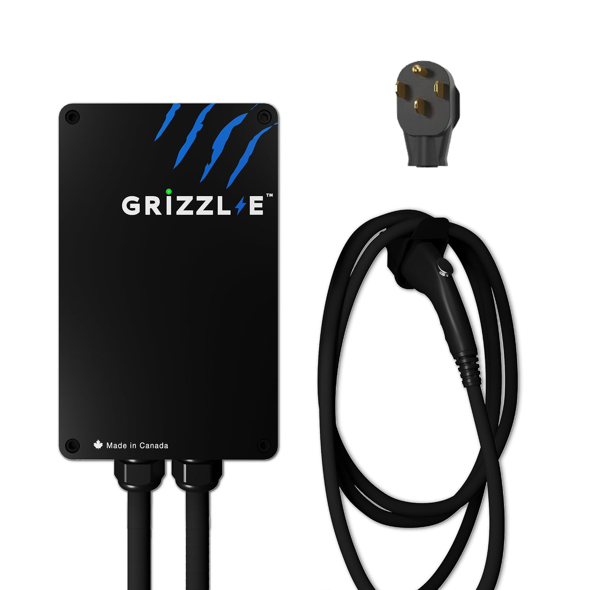 Grizzl-E Classic front metal case showing durable enclosure benefit