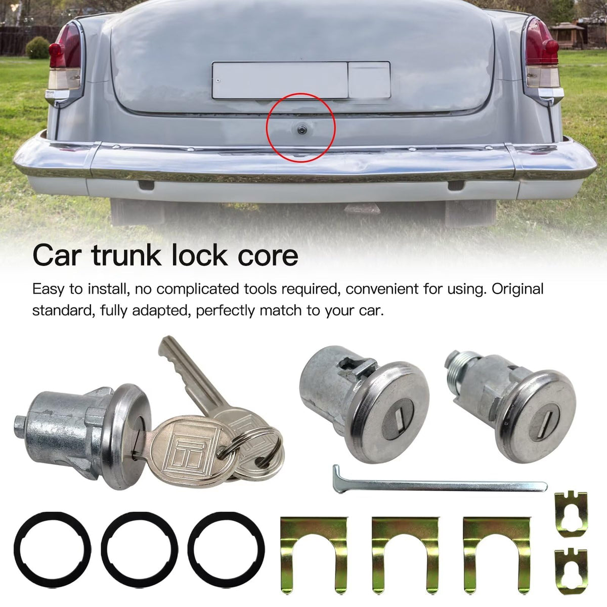 GruDawu two round-head keys visible offering straightforward lock access