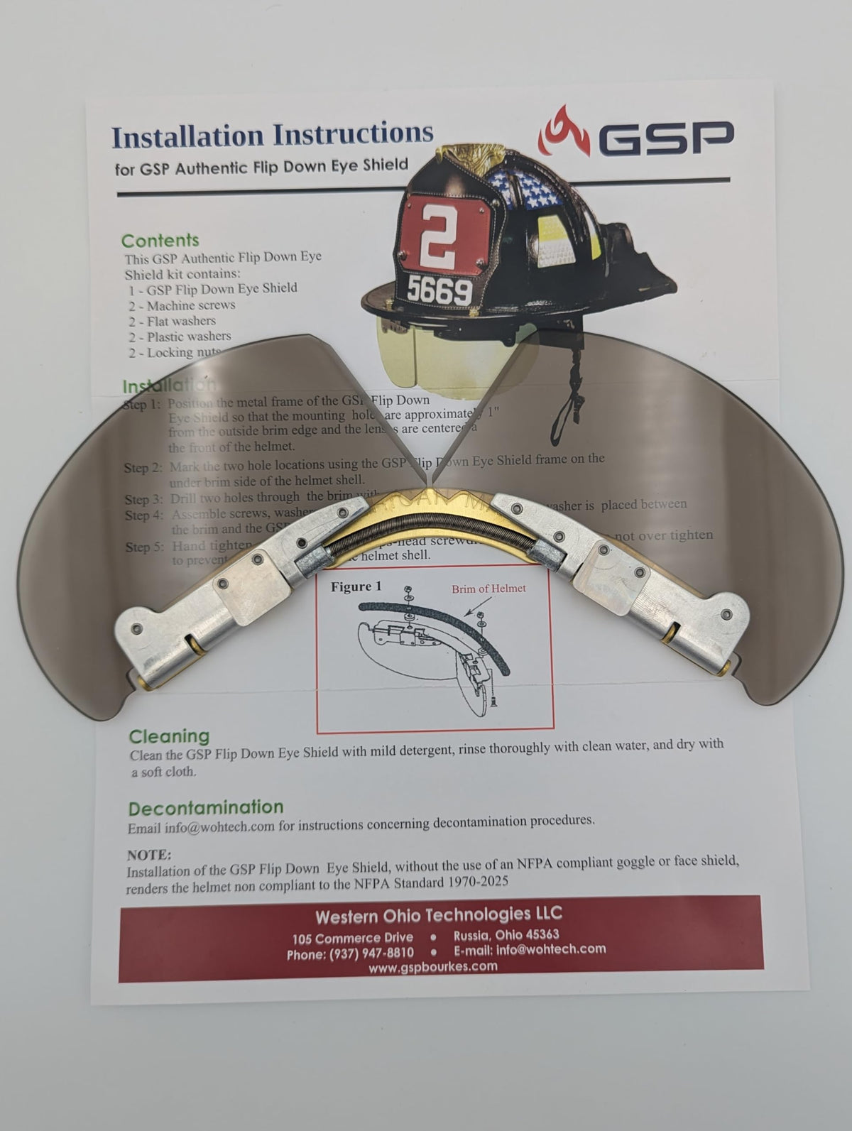 GSP Bourke attachment hardware and instructions included for easy installation and secure fit