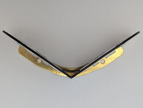 GSP Bourke eyeshields mounted on a traditional helmet demonstrating improved visibility