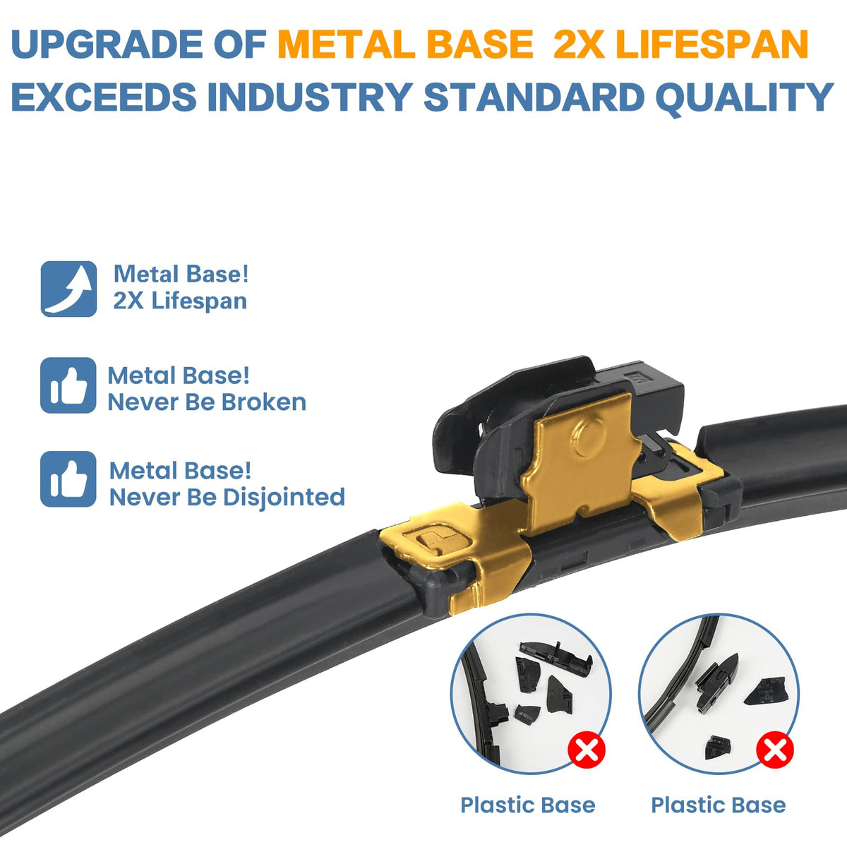 GSPSCN 16-inch front blade close-up highlighting smooth contact