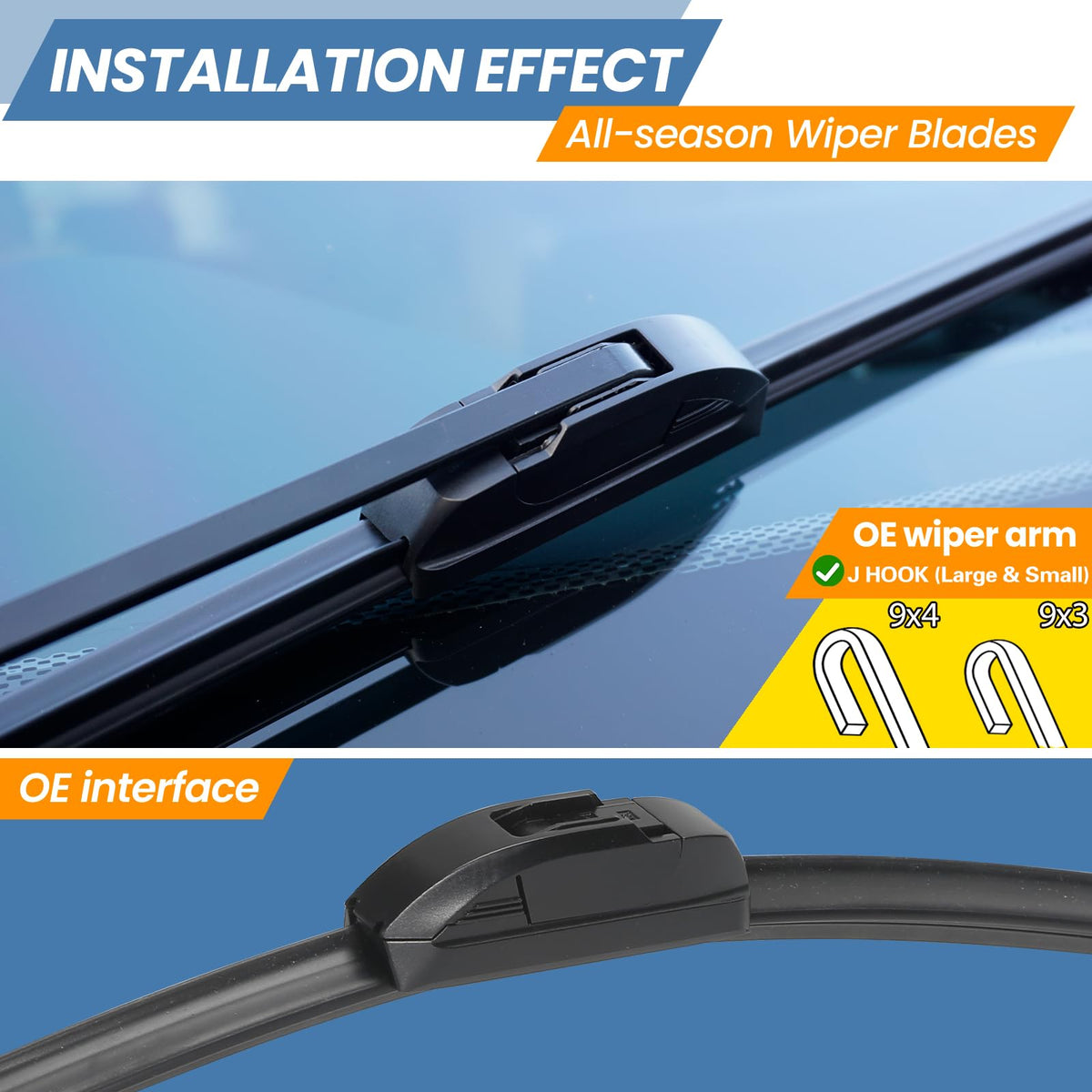 GSPSCN close-up of PTFE-coated rubber edge for quieter, cleaner wipes