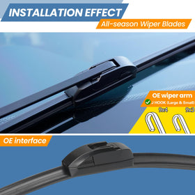 GSPSCN close-up of PTFE-coated rubber edge for quieter, cleaner wipes
